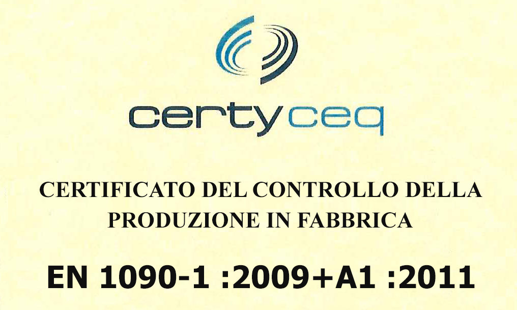 Certificato EN 1090